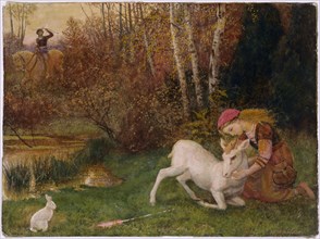 The White Hind, by Arthur Hughes. England, 19th century