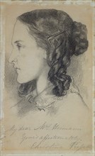 Rossetti, Portrait de Christina Rossetti