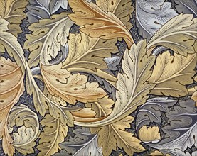 Acanthus, wallpaper by William Morris. England, 19th century