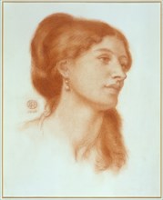 Rossetti, Portrait de Louisa Marks, 1868