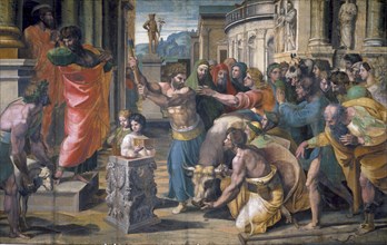 The Sacrifice at Lystra, by Raphael