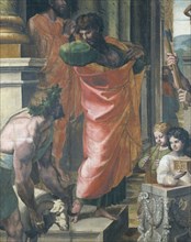 Raphaël, Le Sacrifice à Lystra (détail)