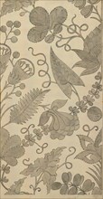 Design for woven silk, by Anna Maria Garthwaite. London, England, early 18th century