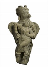 Garuda abducting Queen Kakati. Gandharan,  2nd - 3rd century