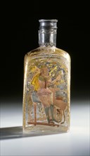 Bottle. Deccan, India, 18th century