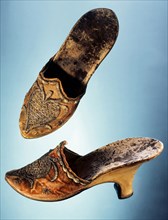 Woman's Mule Shoes. France, mid-18th century