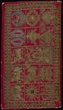 Couverture d'un manuscrit jaïn, Inde