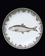 Fish Plate. Stoke-on-Trent, Staffordshire, England, mid-19th century