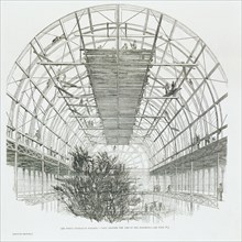 Nervures du transept de la Grande Exposition de  1851