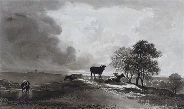 Glover, Landscape with cattle