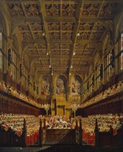 D'après Nash, Hodson, La Reine Victoria ouvre le Parlement