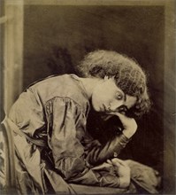 Jane Morris, photo Dante Gabriel Rossetti. England, 1865