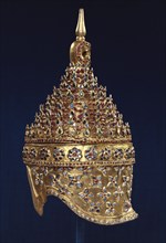 Model of a helmet. Burma