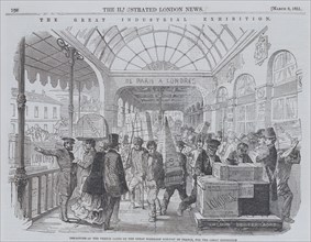 Departure of the French Goods for the Great Exhibition. England, 1851