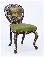 Chair, by Jennens & Bettridge. Birmingham, England, mid-19th century