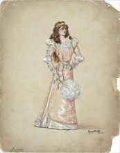 Costume design for Juliet, by G.V. Arnold. England, 1898