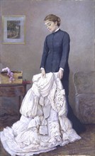 A Young Widow, by Edward Killingworth Johnson. England, late 19th century
