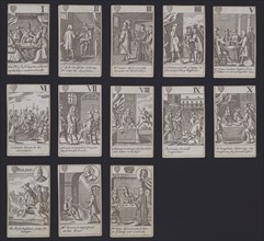 Playing Cards depicting The Popish Plot, by Francis Barlow. England, late 17th century