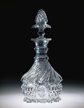 Decanter and Stopper, by Perrin, Geddes & Co. Lancashire, England, early 19th century