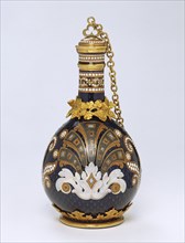 Bottle and stopper, by William Taylor Copeland & Co. Stoke-on-Trent, England, mid-19th century