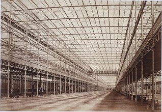 Crystal Palace Nave, by Benjamin Brecknell Turner. London, England, mid-19th century