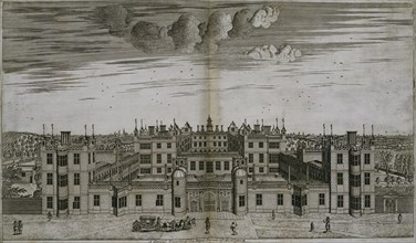 A General Prospect of the Royal Palace, by Henry Winstanley. England, 1676