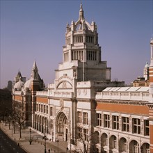 V&A Museum Exterior, Cromwell Road faþade. London, England, 1980`s