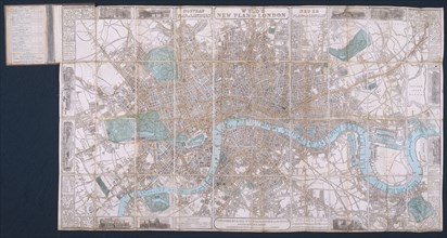 Wyld's New Plan of London, by James Wyld. London, England, 1851