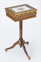Table and music stand, by Martin Carlin and Jean-Jacques Pafrat. France, late 18th century