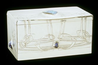 Casket, by Archibald Knox. England, early 20th century