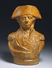 Jug in the form of Lord Nelson. England, mid-19th century