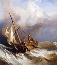 On the Dogger Bank, by Clarkson Stanfield. England, mid-19th century