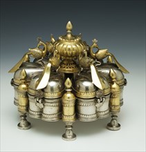 Spice Box. Malwa, India, 19th century