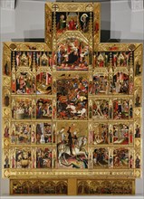 The St George's Altarpiece, by AndrÚ Marzal de Sas. Valencian School, Spain, early 15th century