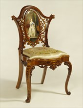 Chaise de salon anglaise du 19e siècle
