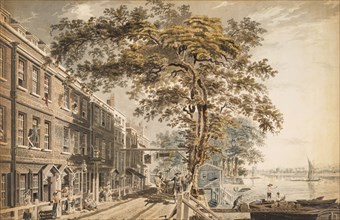 Cheyne Walk, Chelsea, by James Miller. England, 1776