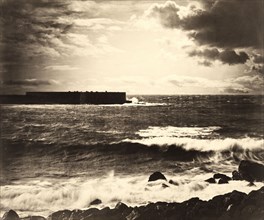 The Great Wave, Sette, photo Gustave Le Gray. France, 1856