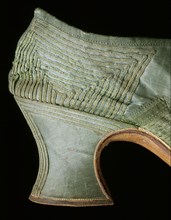 Shoe, detail. England, early 18th century