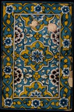 Painted tiles. Jaipur, India, late 19th century