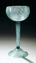 Goblet, designed and manufactured probably by James Powell and Son, Whitefriars Glassworks Ltd. London, England, 1869