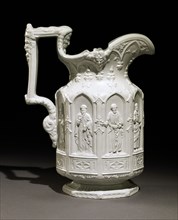 Apostle Jug, by Charles Meigh. Hanley, Stoke-on-Trent, England, 1842