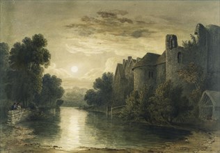 Moonlight, by James Baynes. England, 18th-19th century