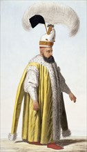 Janissary Officer. Ottoman Empire, Turkey, date unknown