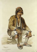 Hagiadur from Erzerum, by Amadeo Preziosi. Italy, mid-19th century