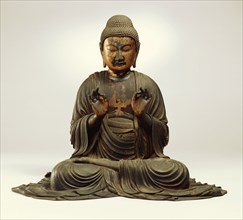 Seated figure of Amida Buddha. Japan, 13th century