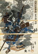 Death of Sasai Masayasu, by Utagawa Kuniyoshi. Japan, 19th century