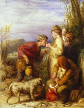 Giving a Bite, by William Mulready. England, 1834