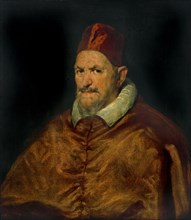 Pope InNcent X, by Diego Velázquez. Italy, 17th century
