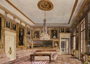 The Striped Drawing Room, Apsley House, by Thomas Shotter Boys. England, 1852