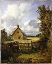 Constable, Le cottage au milieu du champ de maïs